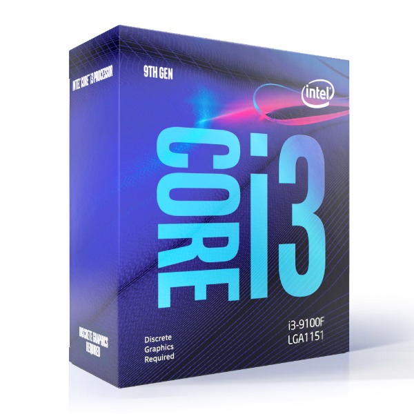 인텔 코어9세대 i3-9100F (커피레이크-R) (정품)