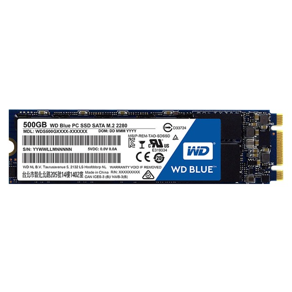 [Western Digital] WD Blue M.2 SSD 2280 500GB TLC