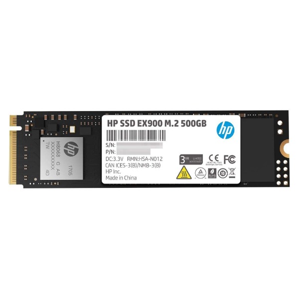 [HP] EX900 M.2 2280 NVMe 500GB TLC