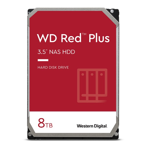 [Western Digital] WD RED PLUS HDD 7200/256M (WD80EFBX, 8TB)