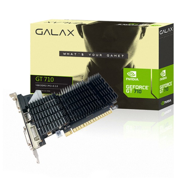 [갤럭시] GALAX 지포스 GT710 D3 1GB LP 무소음