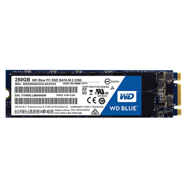 [Western Digital] WD Blue M.2 SSD 2280 250GB TLC