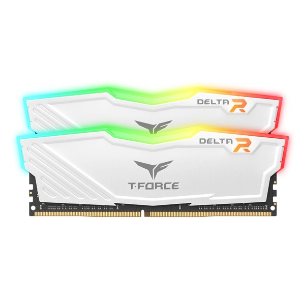 [TeamGroup] T-Force DDR4 32G PC4-28800 CL18 Delta RGB 화이트 패키지 서린 (16Gx2)