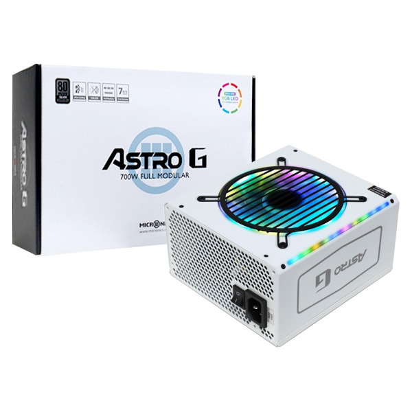 [마이크로닉스] ASTRO G-Series 700W 80PLUS EU Silver 풀모듈러